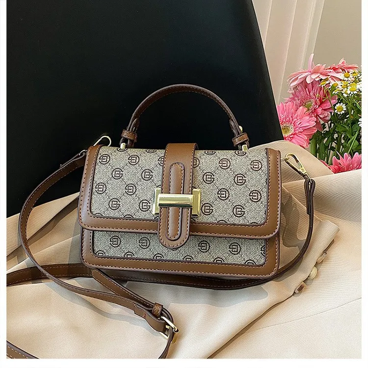 Small HandBag Female 2024 New Korean Fashion Trend Small Square Bag Brand Women Shoulder Bag High Quality Leather Crossbody bag