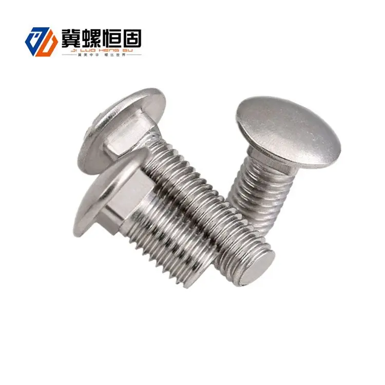 Manufacturer High Quality Carriage Bolt with Mushroom Head and Square Neck screw