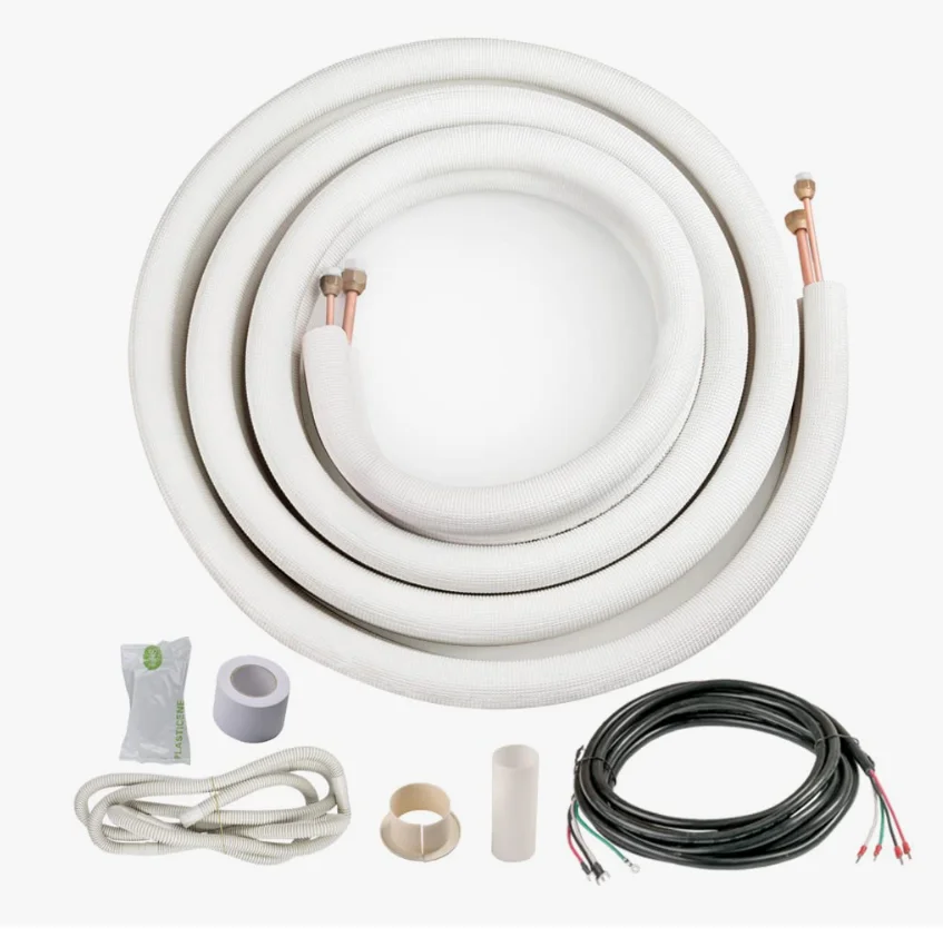 1/4 inch 3/4 inch 25 meters insulation copper tube pipe coil