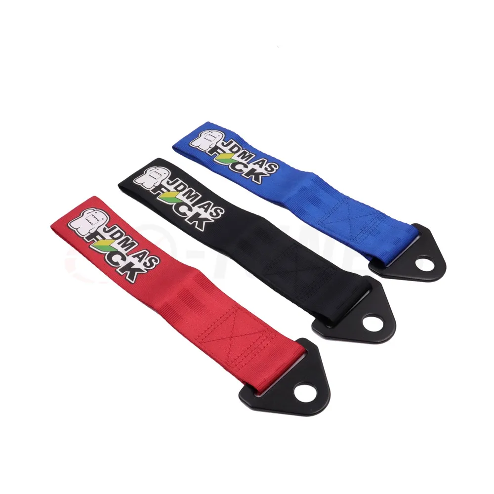 
JDM AS Fck Tow Strap Nylon Car Tow Hook Strap Tractor For Universal 