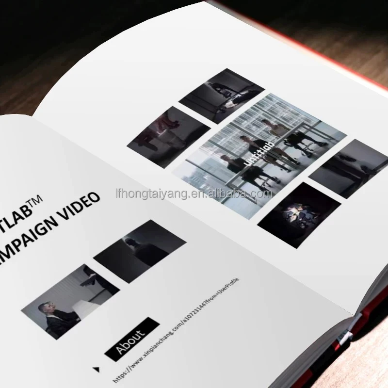 hardcover books novels and brochures printed glossy catalog brochure printing service
