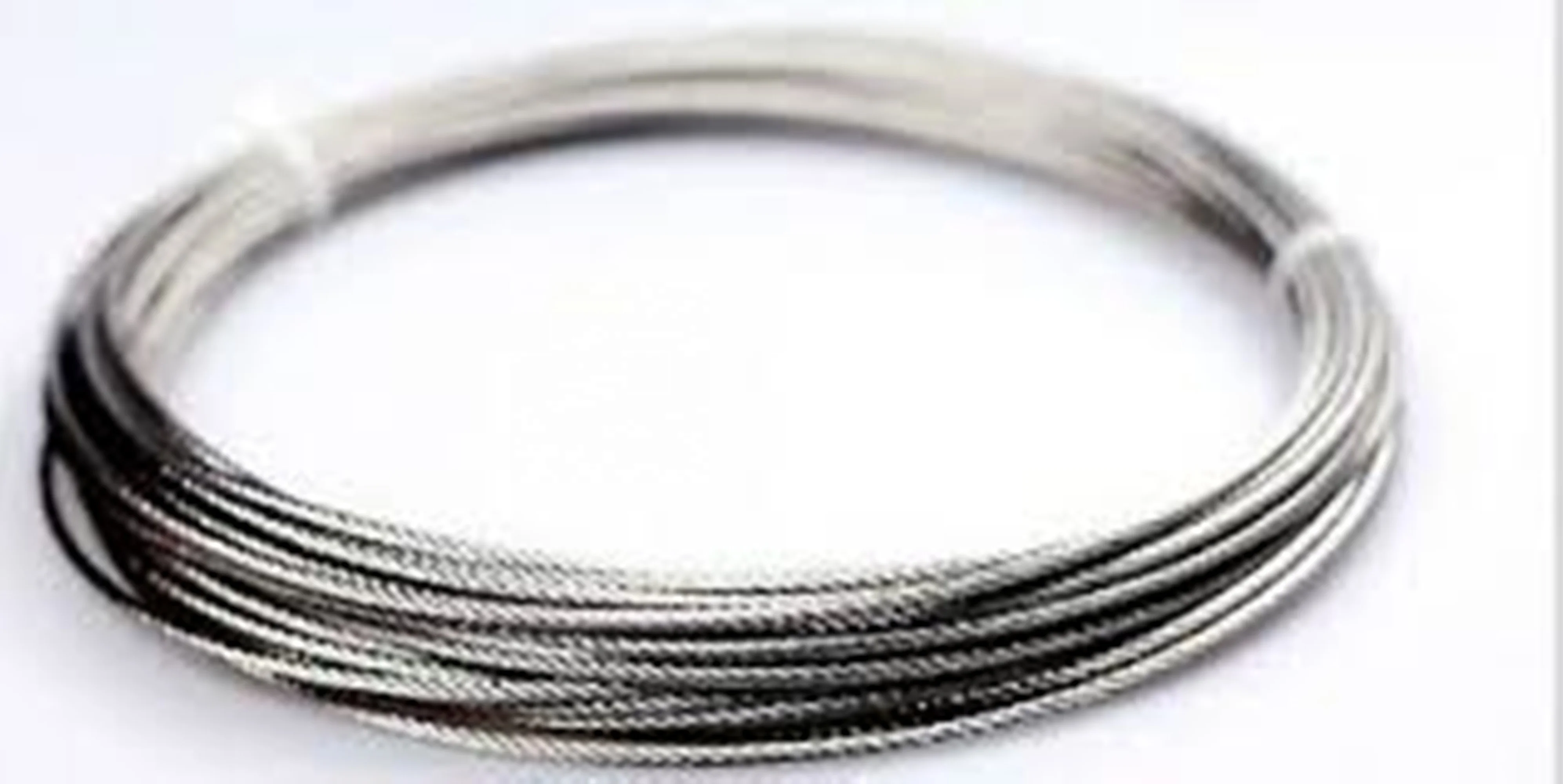 AISI 304 316 T/S 1570mpa stainless steel wire rope
