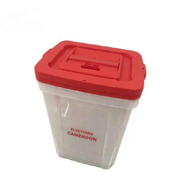 40 L Transparent Plastic Ballot Boxes