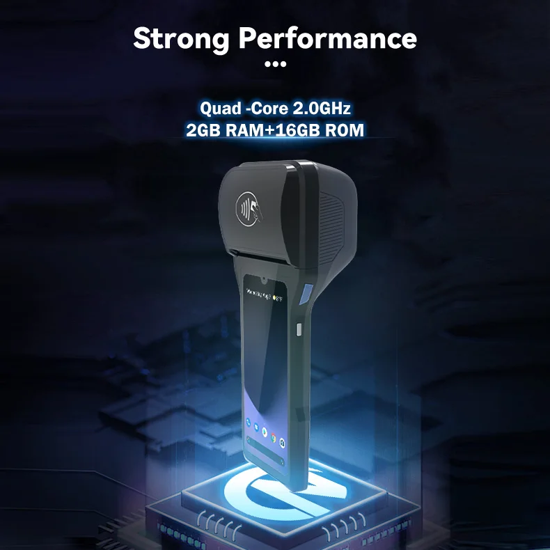 Finger print 80mm pos bus machine Z93 android pos terminal label print auto printing machine Pos Checkout Terminal