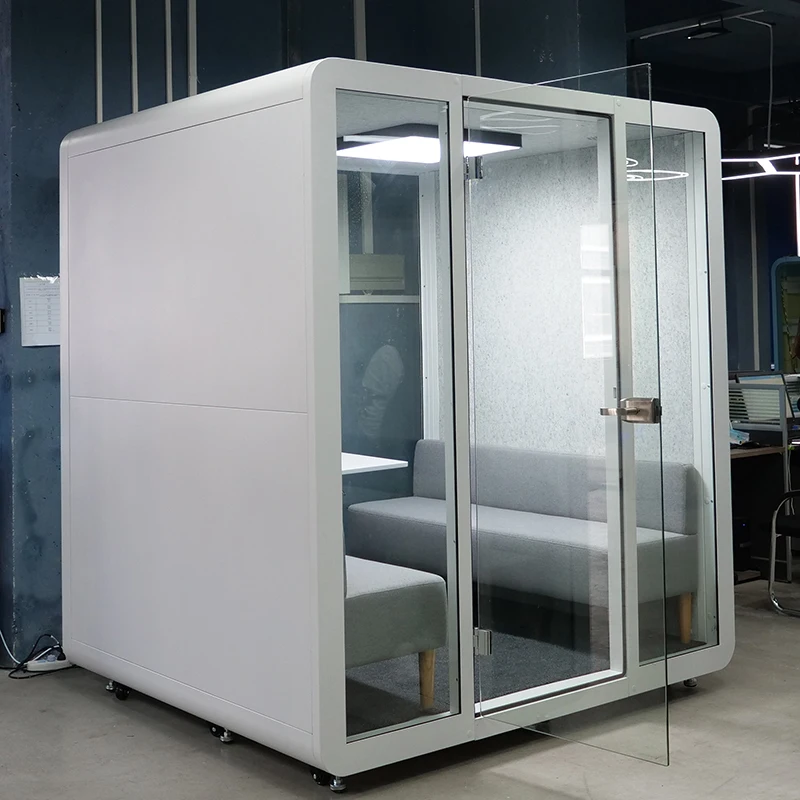 Portable Easy Movable Soundproof Acoustic Booth Vocal Recording Booth Office Phone Booth Meeting Pod