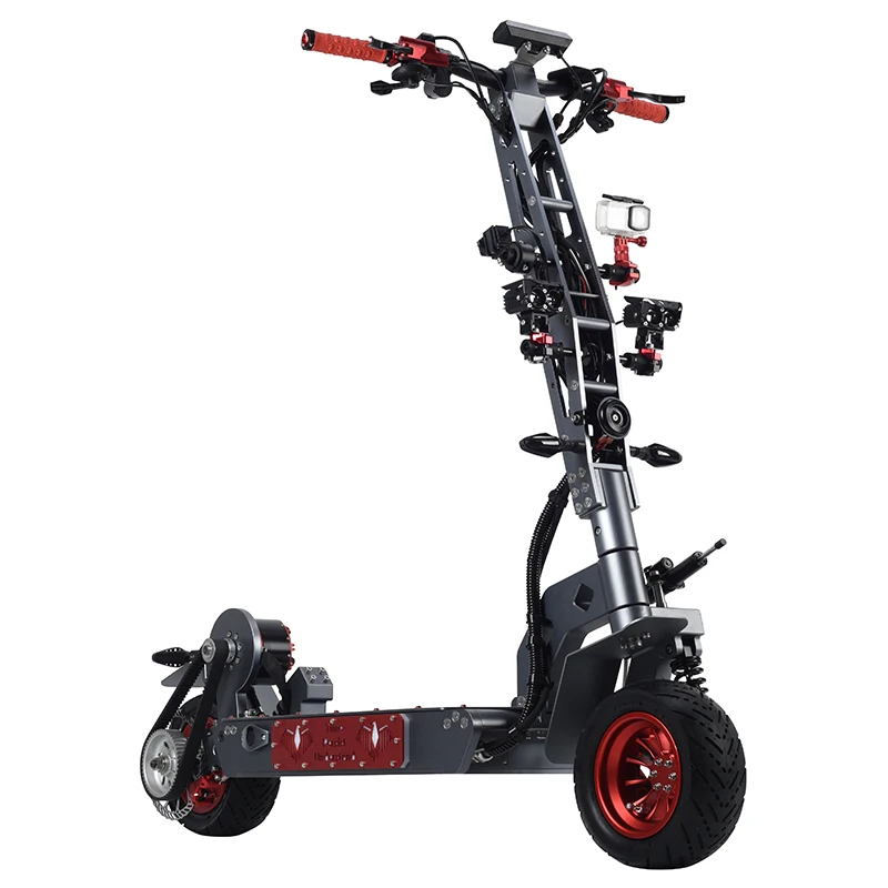 Hot Sale 11 Inch 60V 6000W Belt Motor Off Road Electric Scooters Powerful Fast Speed Factory OEM ODM Wholesale Price