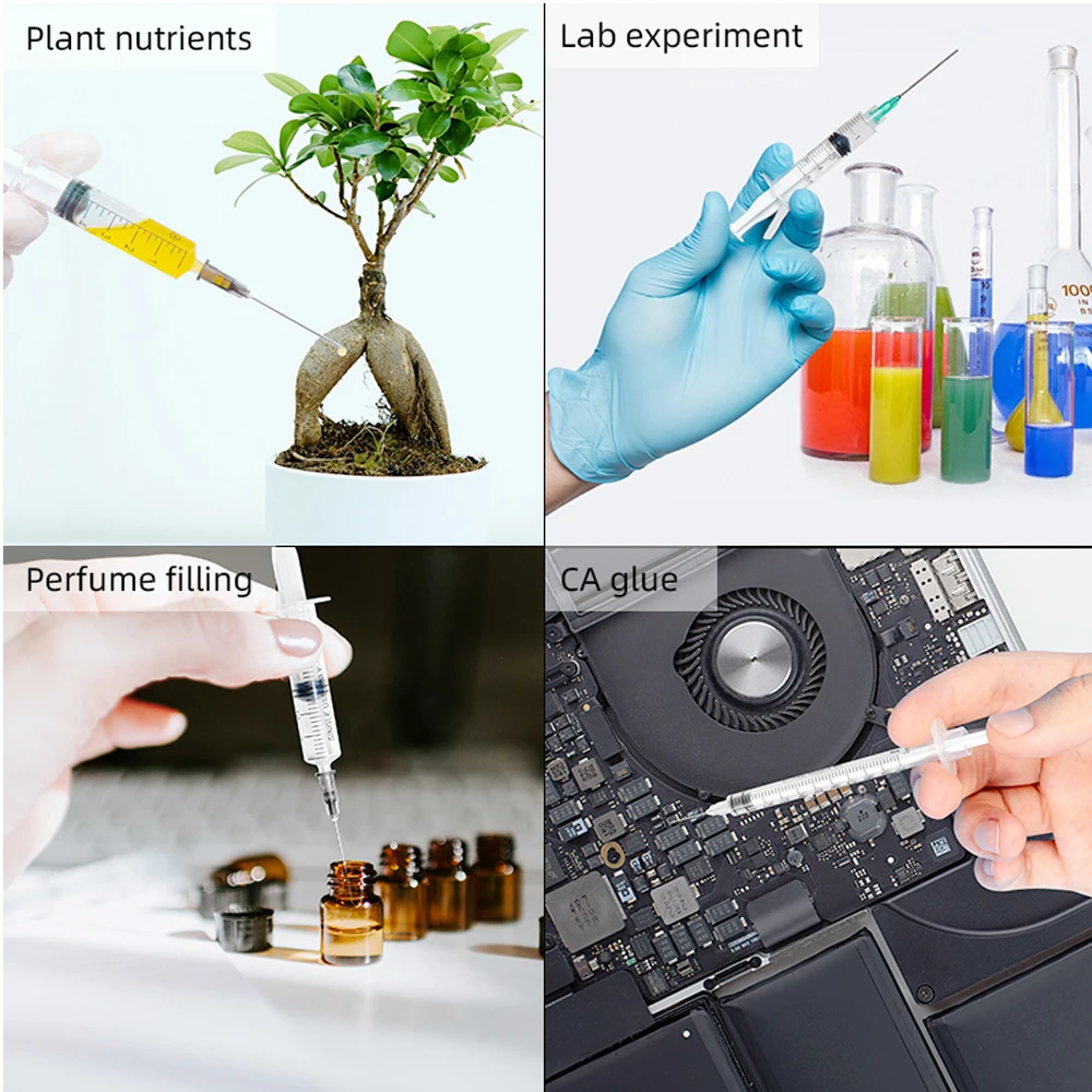 Liquid Dispenser Syringe 1ml 5ml 10ml 20ml  Industrial Syringe for Lab Ink and Pet Feeding