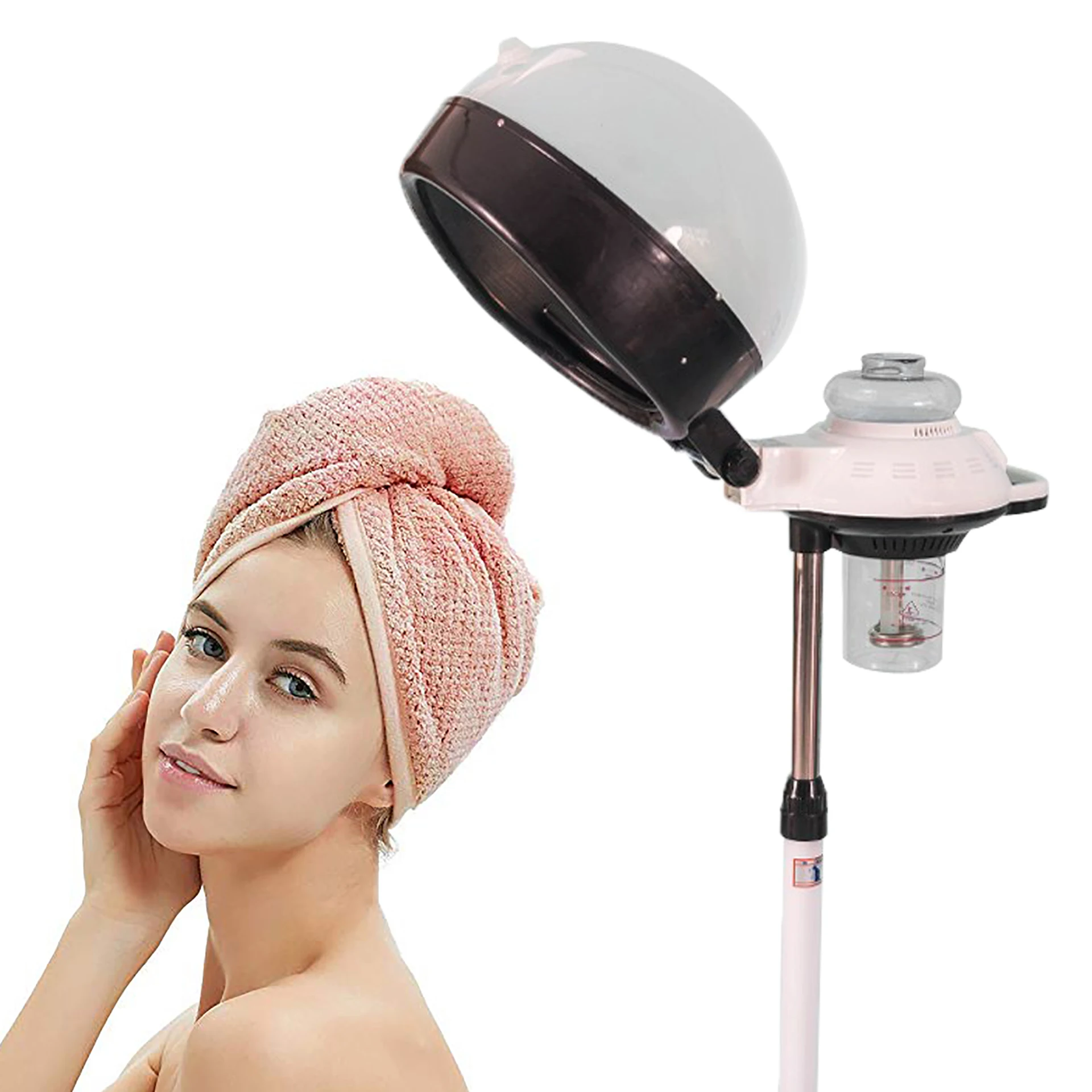 Concise Home steamer hair beauty salon with stand steamer hair machine professional nano micro mist hair spa machine