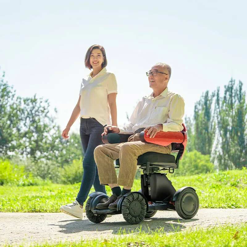 Hot Selling elderly wheelchair portable folding electric wheelchair scooter