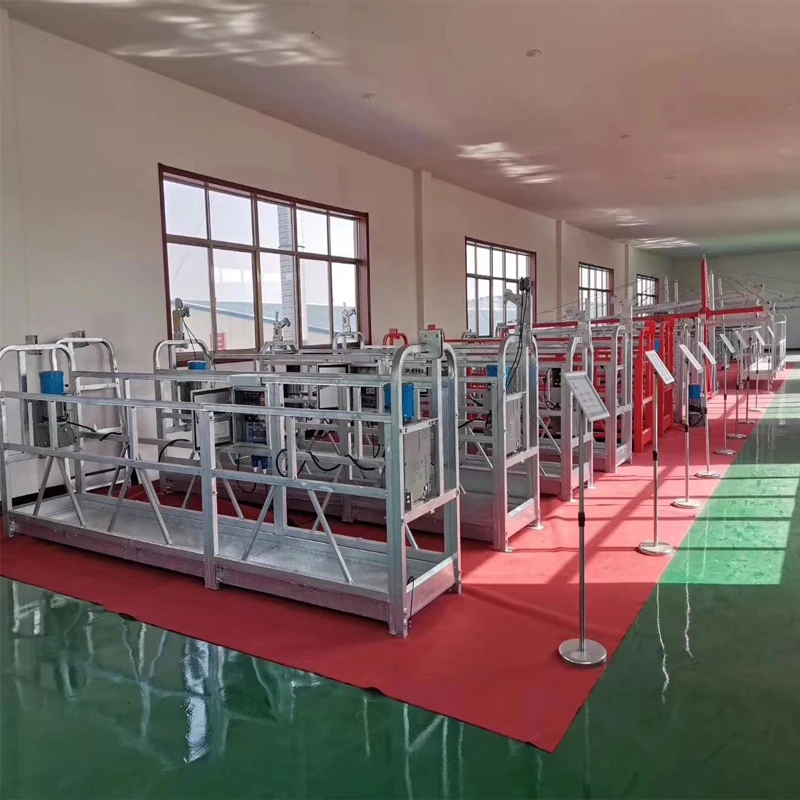 Construction Building Facade Elevation Platforms Exterior Wall Painting Gondola