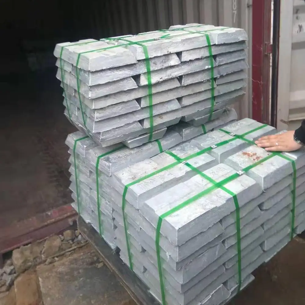 Заводская цена, слиток из чистого цинкового сплава и слиток цинка 99.995% Shg