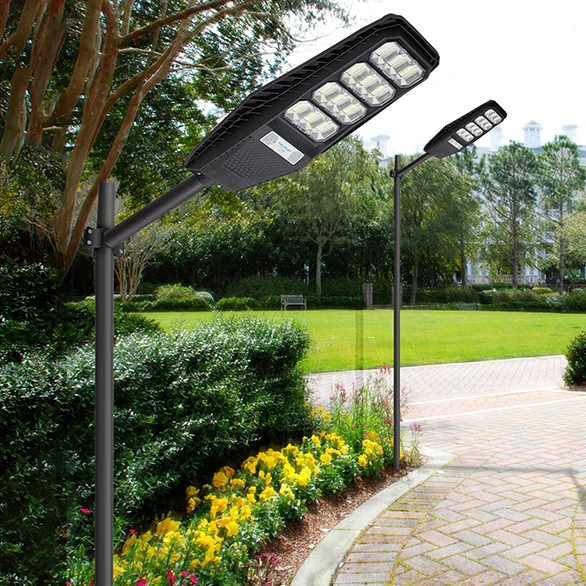 Commercial Outdoor Ip65 Waterproof Streetlight 100 200 300 w Integrated All In One Induction Led Solar Street Light