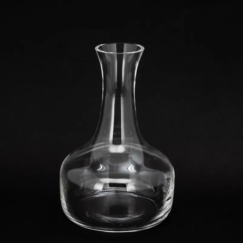 high quality classic luxury mouth blown crystal glass wine decanter