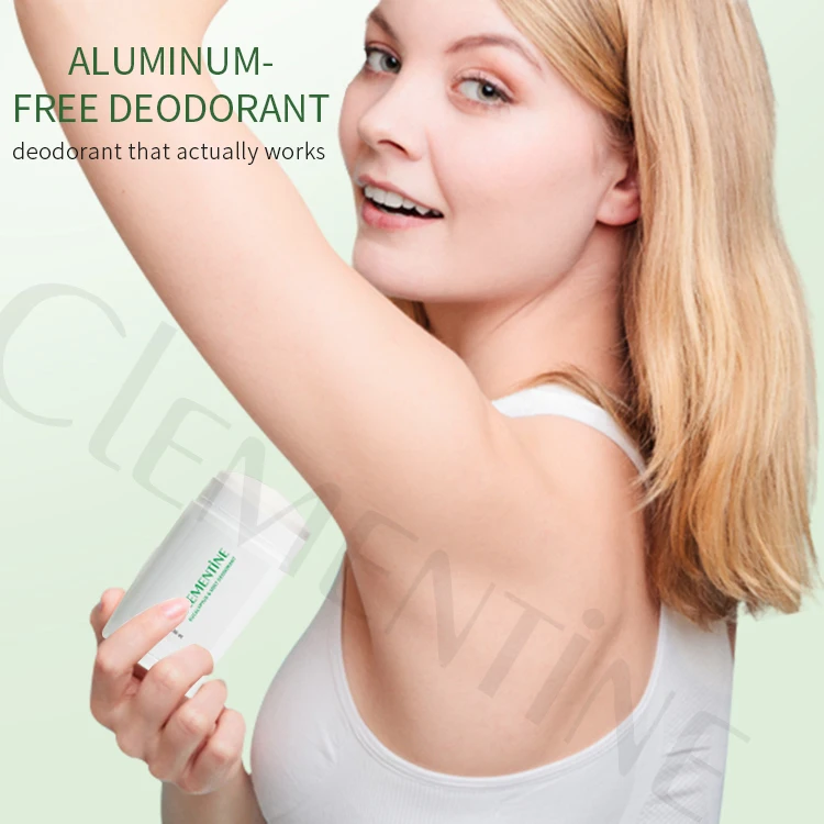 Supplier Organic Natural Vegan Cruelty Free Deodorant Stick aluminum free body deodorant antiperspirant stick for man women
