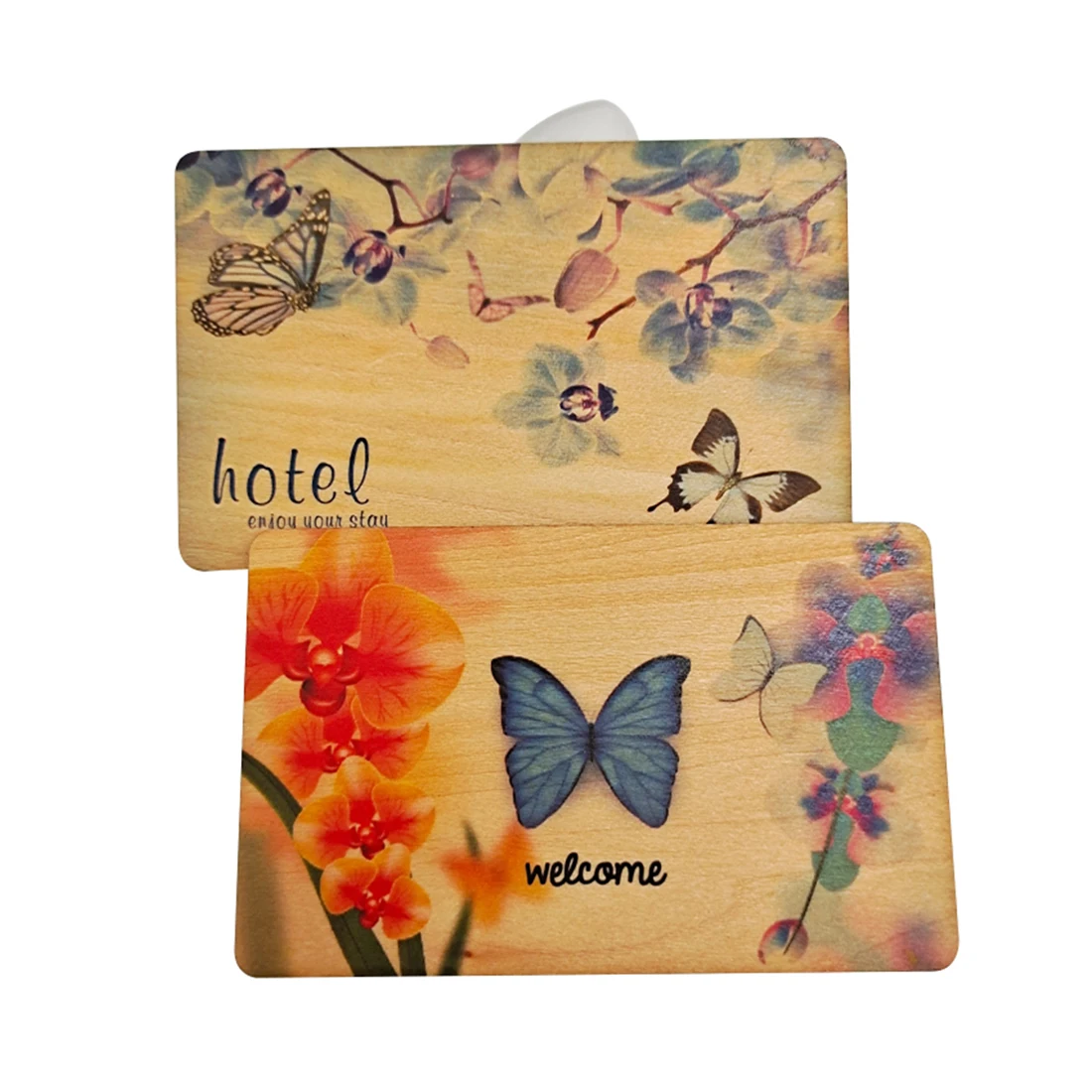 Manufacturer Custom Blank wooden Card Laser Printing Hot Gold Foil Painted Craft Business card Premium Gift VIP card Wood craft