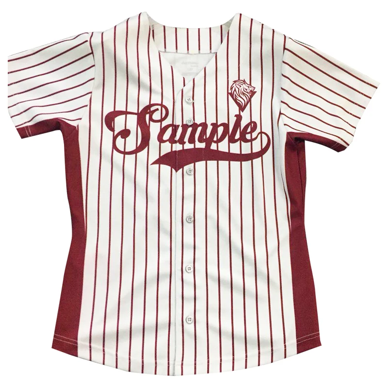 Custom Sublimation Softball Jersey White And Black 100 Cotton Mesh Baseball Jersey Shirts
