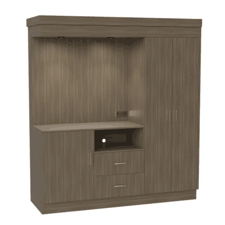 5-star modern superior hotel wooden wardrobe