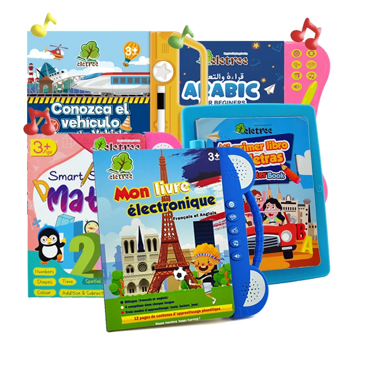 Best Talk Book Supplies Children Intelligent Learning Machine French Learning Materials For 1 Year Old Talking Book
