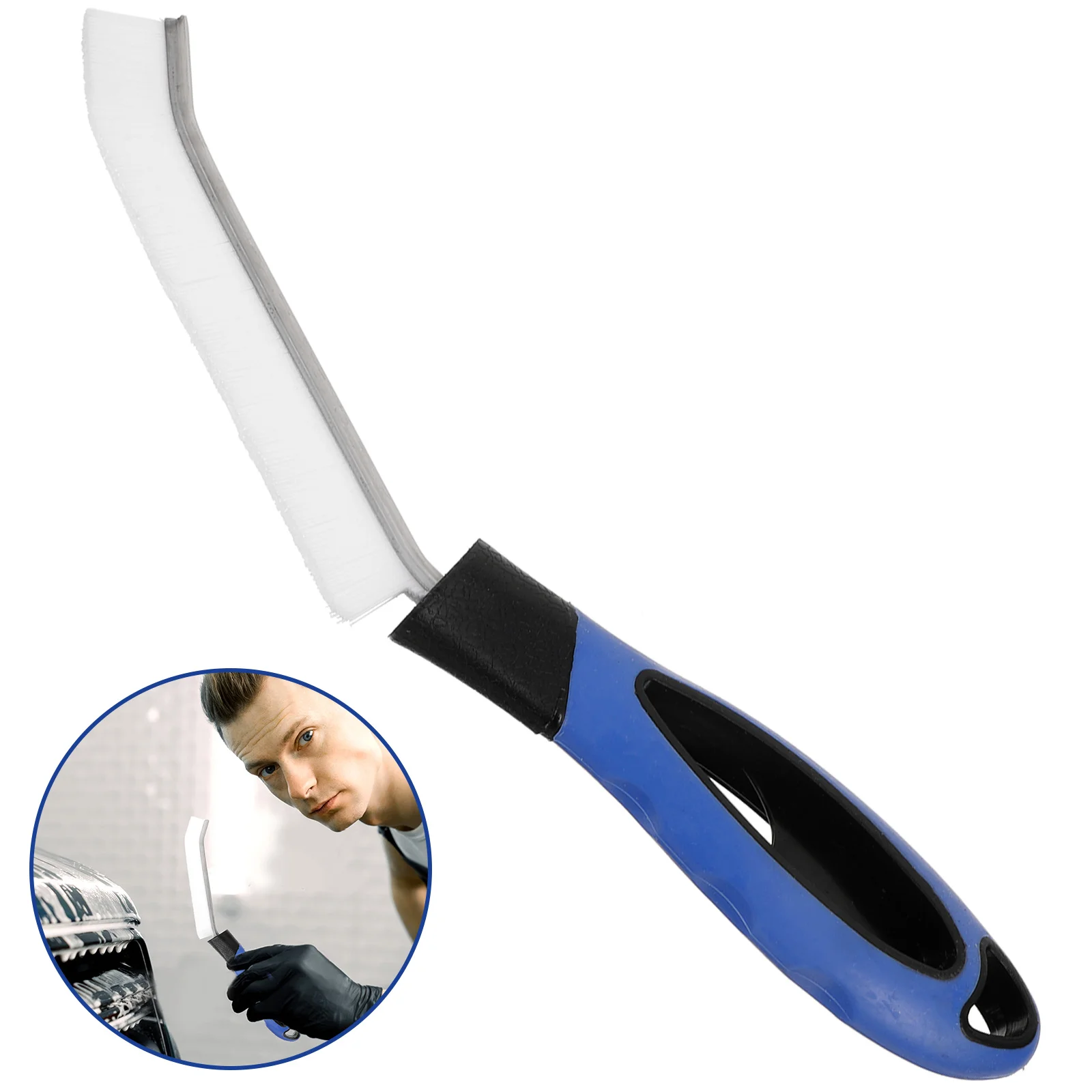 Car Tire Brush Car Detailing Rim Cleaner Brush Window Gap Cleaning Tool Car Cleaning Brush