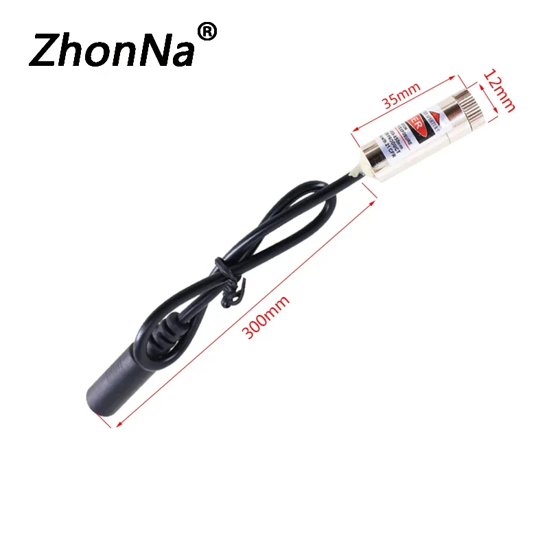 520nm Green Line Glass Lens With Graduated Cross Line Laser Module, Adjustable Diode,Industrial grade laser positioning module