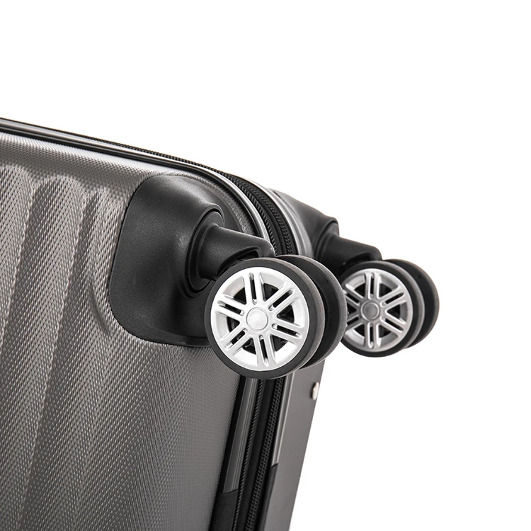 Custom metal logo 20 24 28 Inch Trolley ABS 4 Wheels Bags Cases Travel Luggage