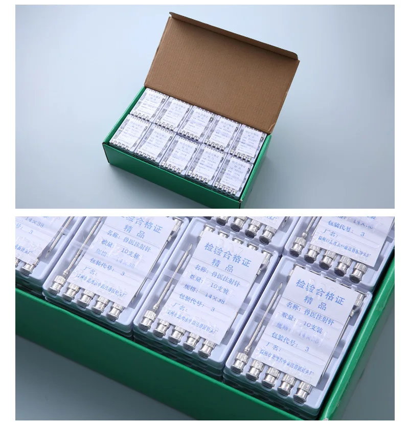 Инжектор для вакцинации животных иглы многоразовые из нержавеющей стали ветеринарный шприц