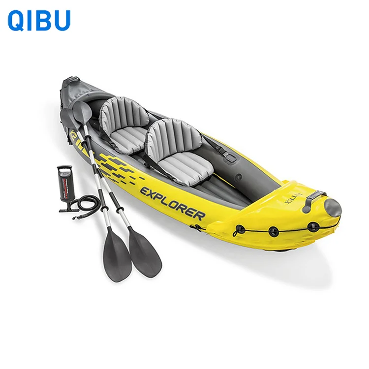  Intex K2 Inflatable OEM Fishing Kayak High Pressure Canoe 2 Person Pvc