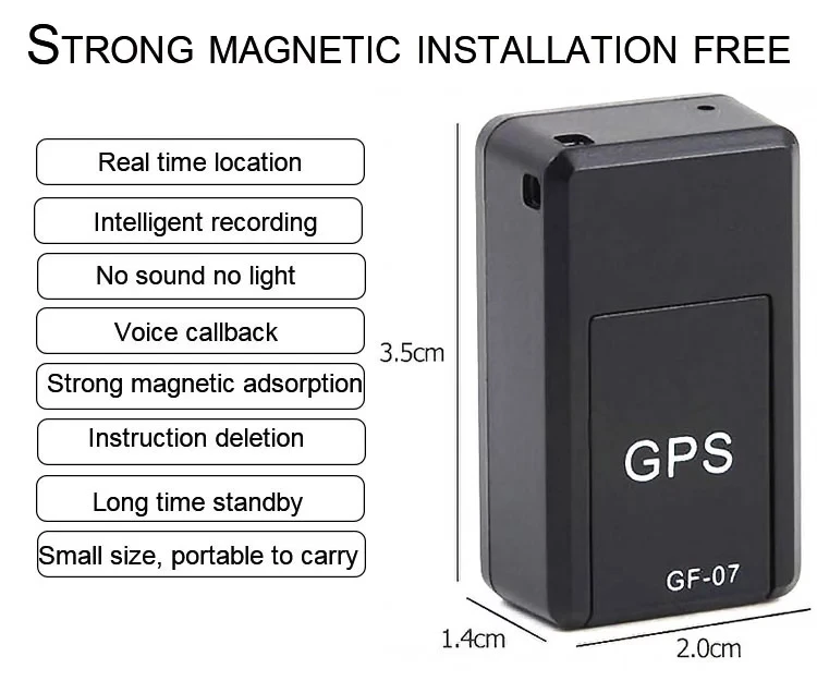 Mini Global Real Time gadget GF-07 GPRS/GPS Tracking Device With SOS personal gps tracker