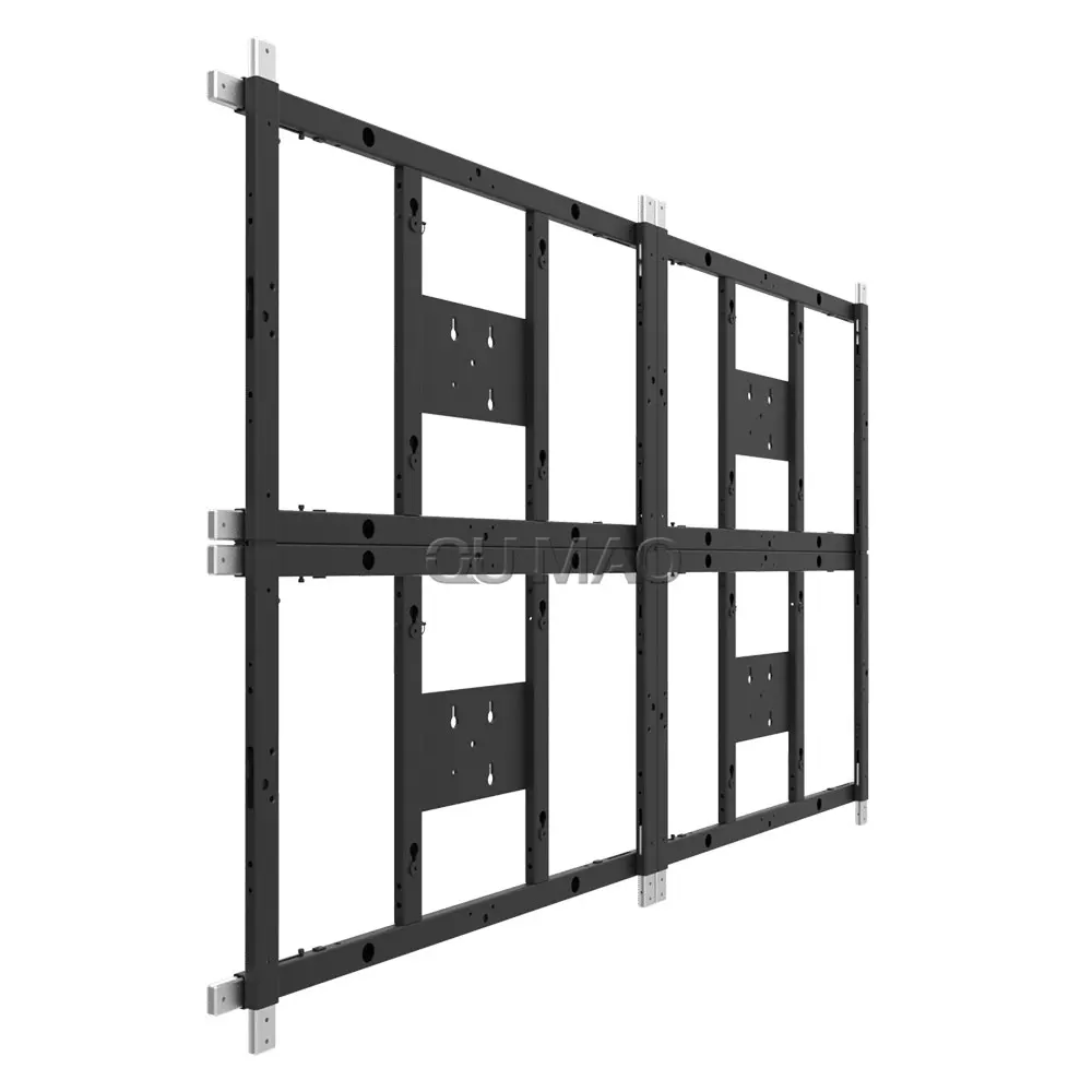 ЖК-экран QUNMA 4K для сплайсинга видеостена 46 49 55 ЖК-панель 2x2 2x3x3 контроллер рекламный дисплей