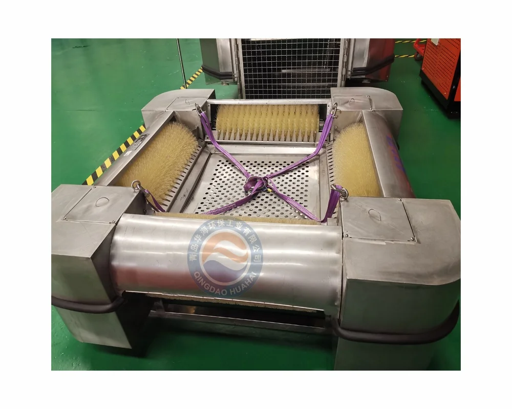 Recover oil spills of various viscosities on ocean rivers ponds stainless steel rotary oil skimmer