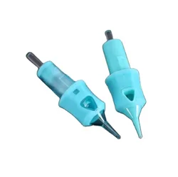 Blue Tattoo Needle Disposable 316 Stainless Steel Needle Cartridges