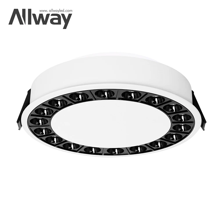 ALLWAY Saving Energy SMD 3 Years Warranty Spotlamp 8w 15w 20w 30w Recessed Led Down Lights
