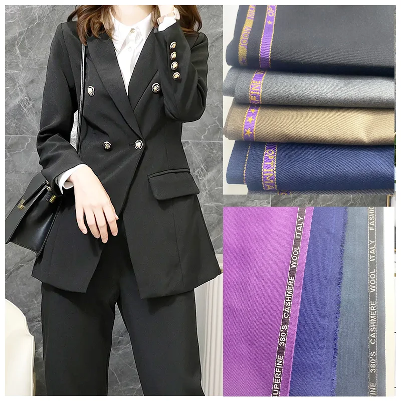 Customized TR twill Polyester Rayon woven Fabric for dress trousers suits clothes For Men Suit