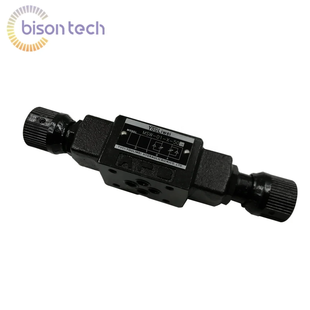 YUKEN series MSW-01 Throttle and check modular valves  hydraulic modular valve MSA-01 MSB-01