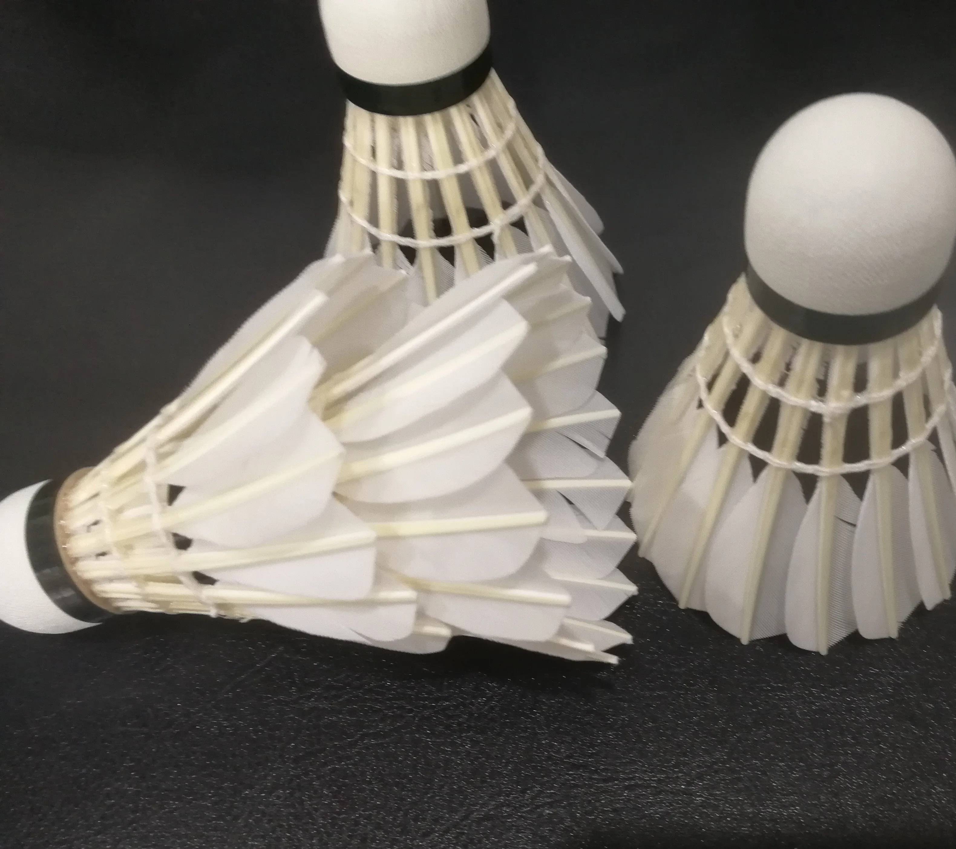 
lingmei brand most durable goose feather badminton shuttlecock 