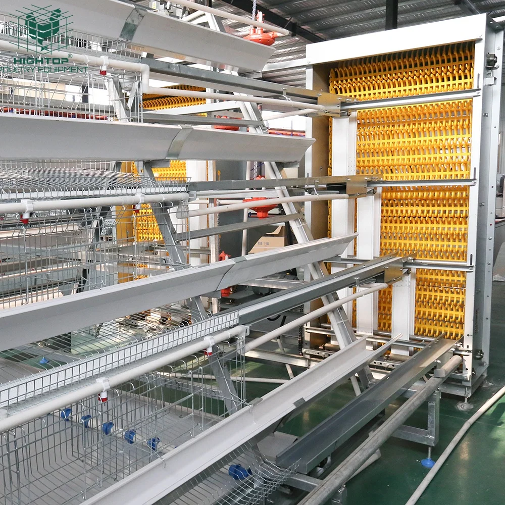 Factory Price Automatic Egg Chicken Poultry Farming A Type Chicken Layer Cages 3 Tier 4 Tier Battery Layer Farm Cage For Sale