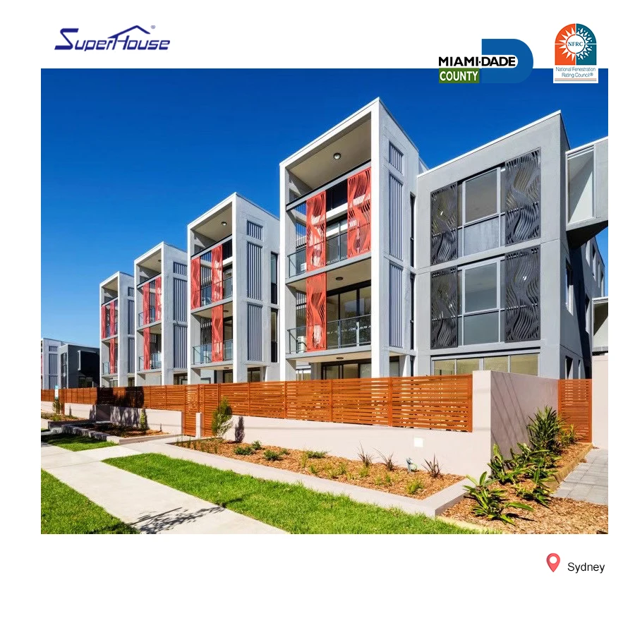 Окна и раздвижные двери с алюминиевым каркасом Superhouse Sydney Коммерческая серия