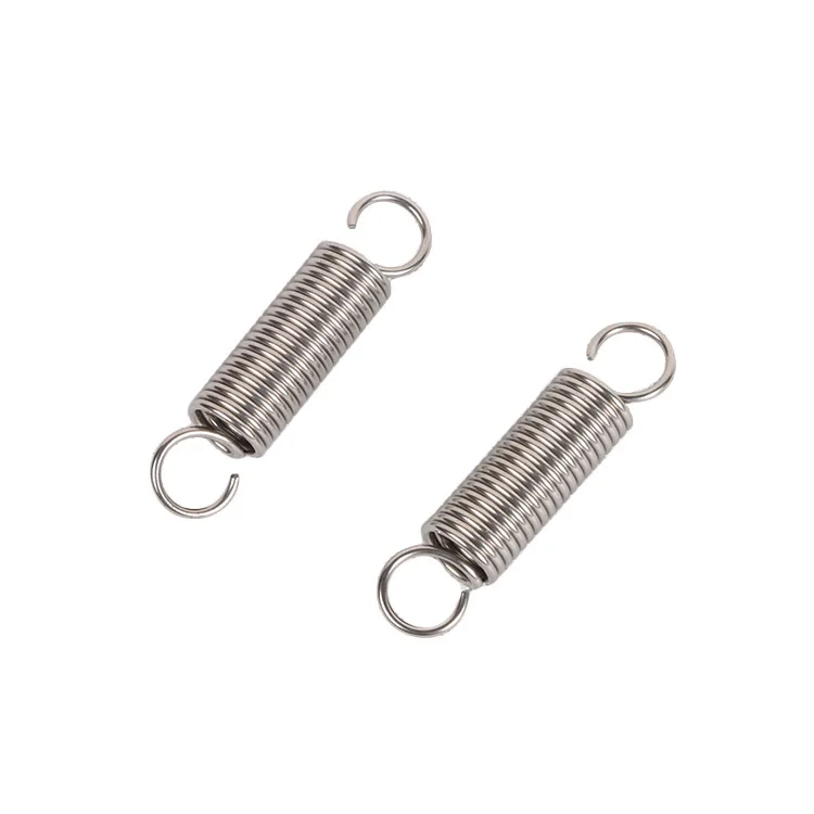 2022 Stainless Steel Small Adjustable Double Hook Wire Coil High Extension Tension Springs