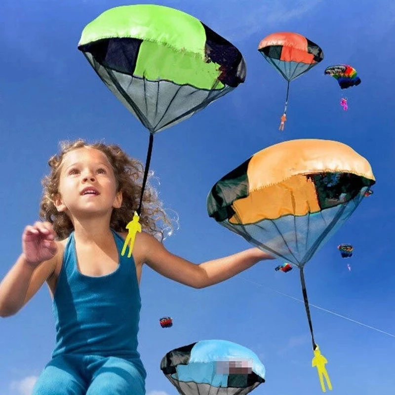 Tangle Free Outdoor Flying Parachute Men Nutty Parachute Toys for Kids