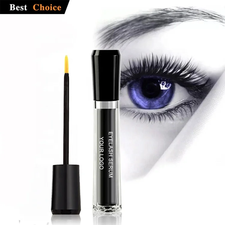 Custom High Quality Korean Private Label Eye Lash Oil Eyelash Growth Liquid Natural Organic Vegan Eyelashes Serum Growing Fluid