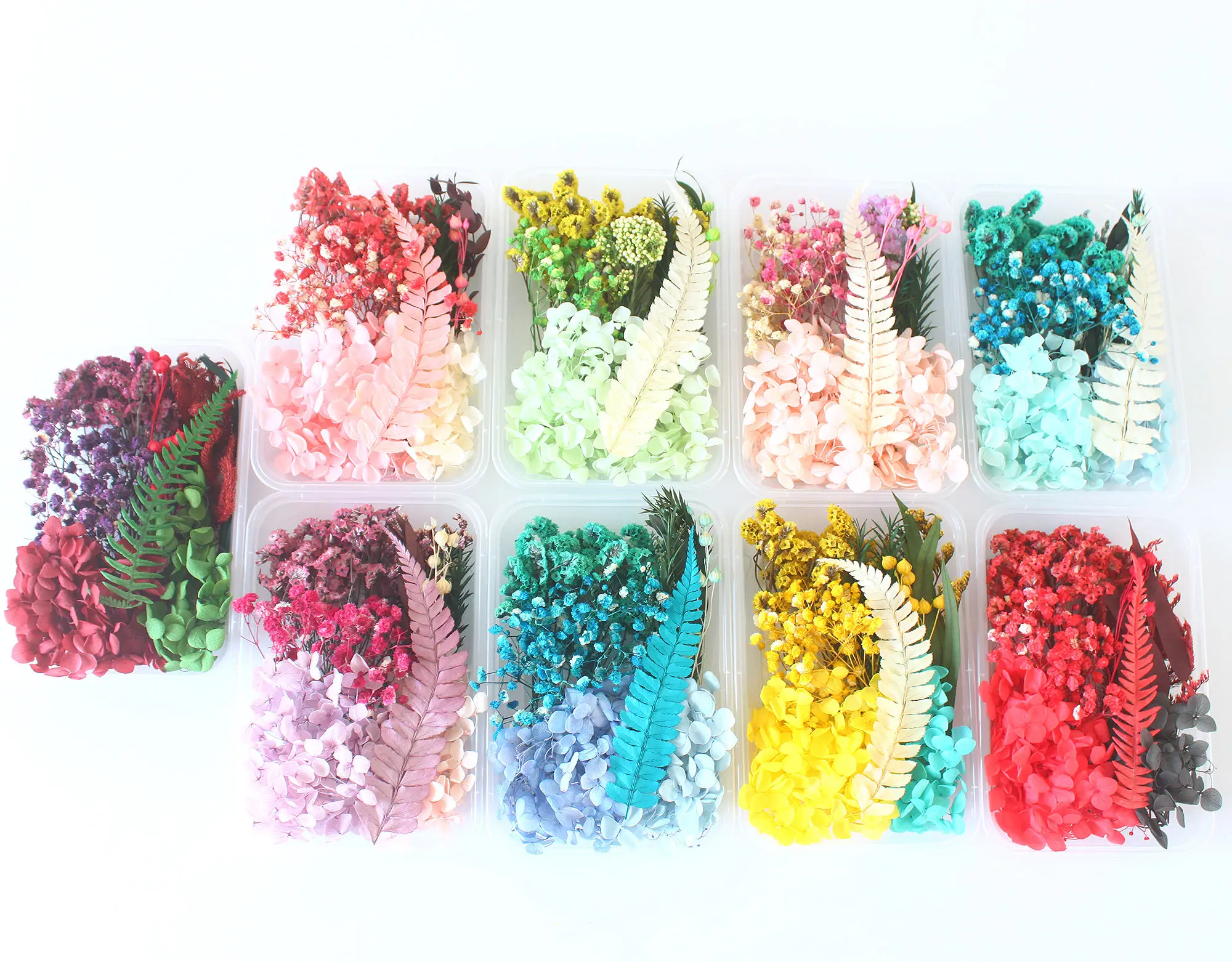 UKIQUEEN Wholesale Random DIY Boxed Mixed Dried Flower For Resin Art Nails Decor Mobile Phone Shell Real Flower