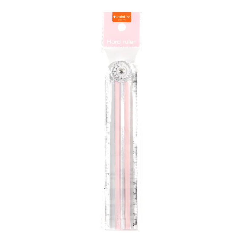 30cm foldling transparent ruler school student scale foldable ruler