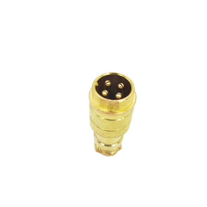 Manufacturer IP67 Waterproof GX16 Aviation Circular Cable Connector AC DC Male Female Plug Socket Gold Coated 4P 5P for Power