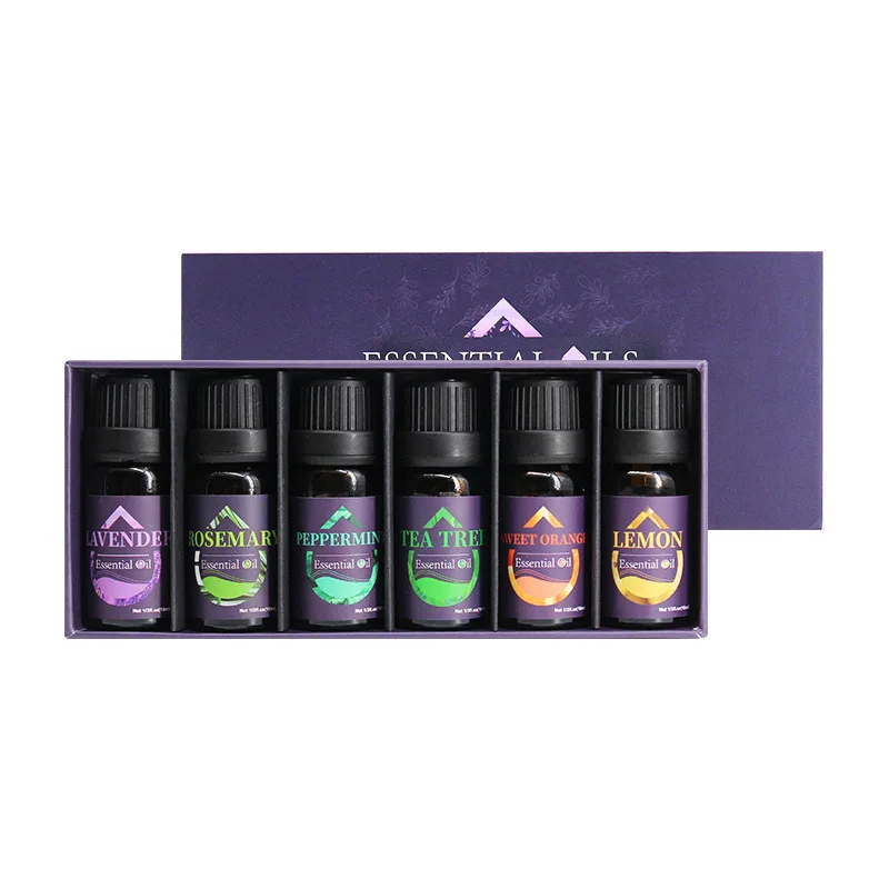 Aroma essential wax oils huile essentielle aromatherapy set essential oils 10 ml organic skin care perfume fragrance oil
