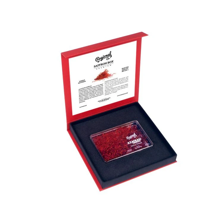 Paper Spice Gift Box Safran Saffron Packing Box Jar Saffron Packaging Box