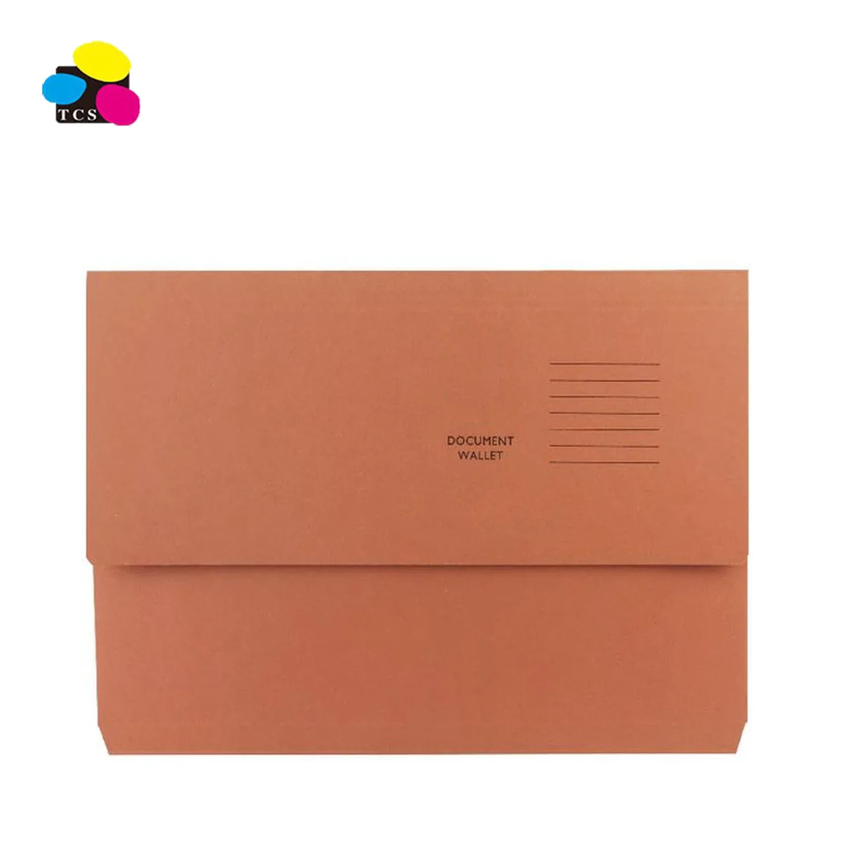 china factory Green cardboard 350x268mm Bluk sell half flap document wallet file folder