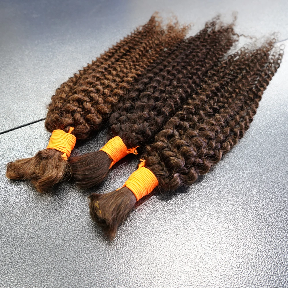 Hair Bulk No Weft Brazilian Braid Hair Extensions For Black People