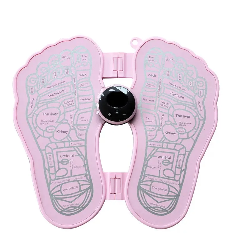 Kneading Foldable Tens Vibrating Electric Foot Massage Machine Circulation Muscle Stimulator Shiatsu Mat Ems Foot Massager Pad