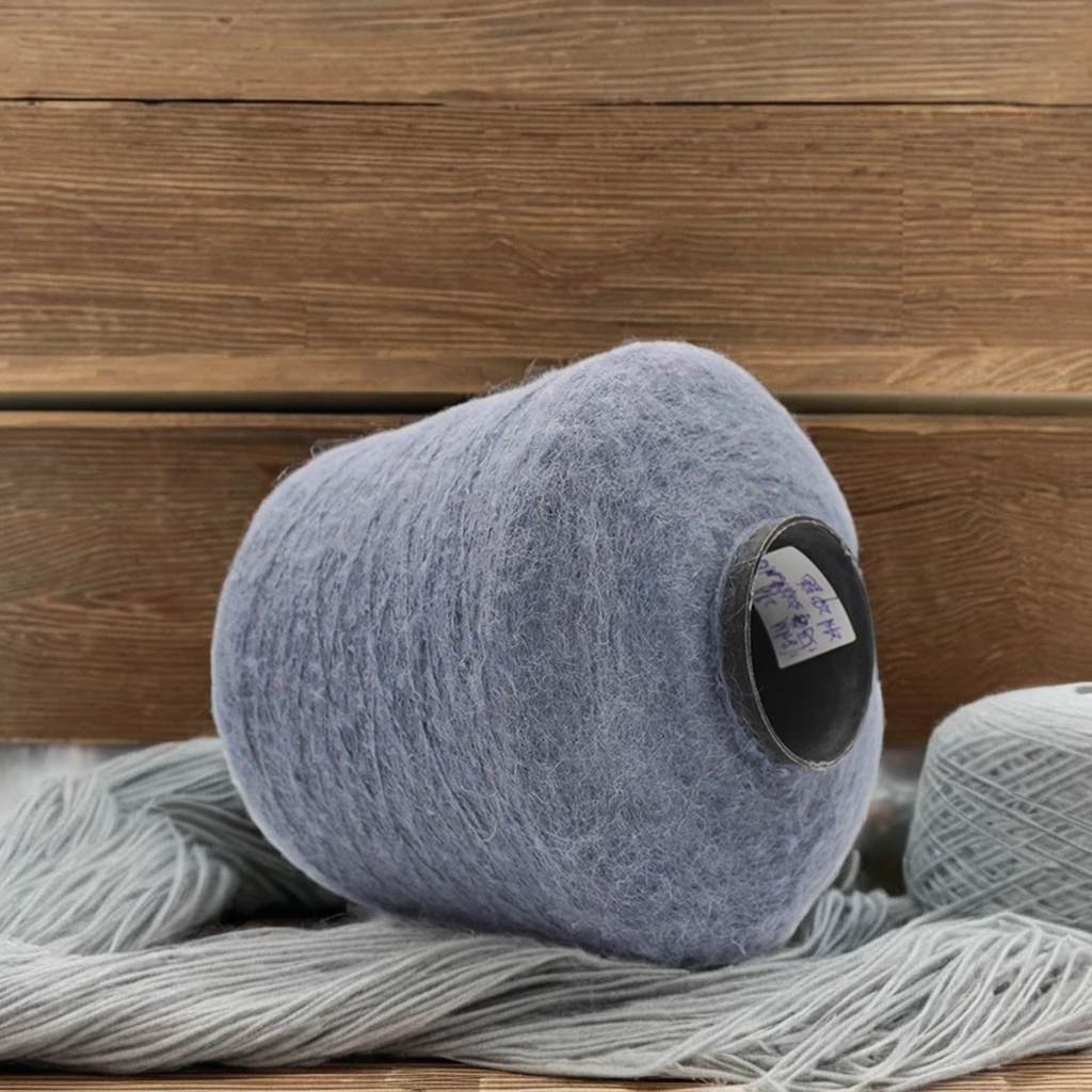 100% Alpaca Yarn Dyed Fancy Worsted Style Core Spun Chunky Wool for Hand Knitting Sewing Weaving Made from 100% Merino Wool