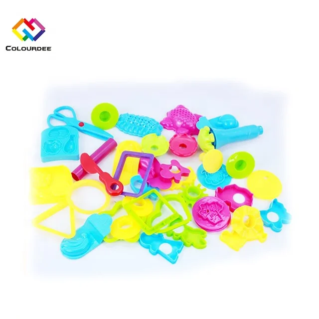 Non Toxic eco-friendly Intelligent Educational Supplier soft air dry Light Modelling Clay Slime 10 color Play dough Plasticine